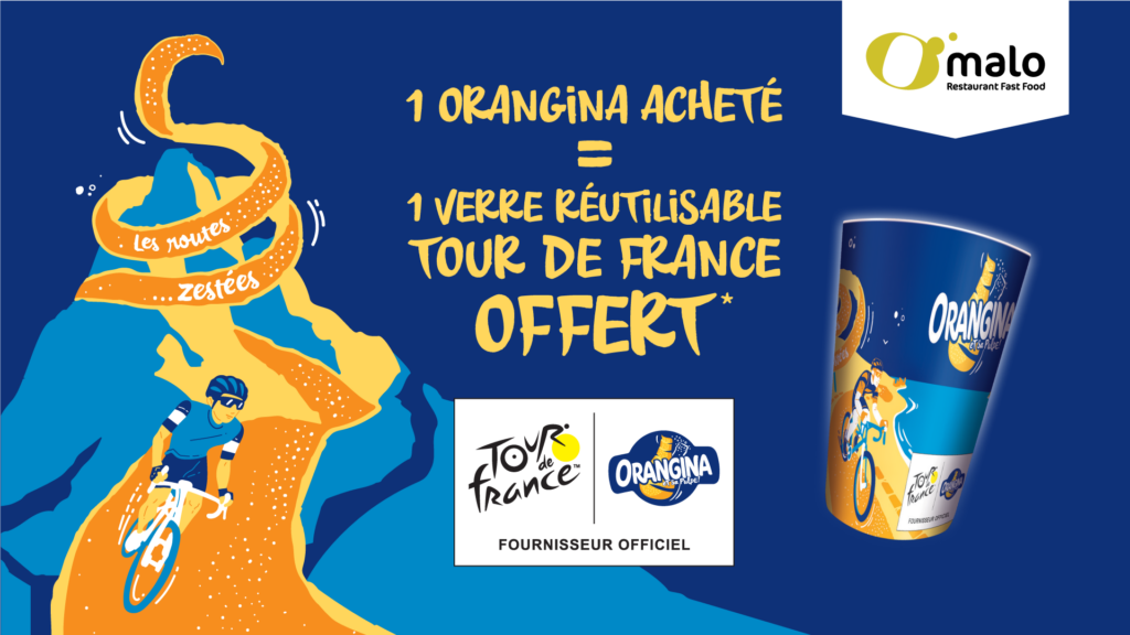 Offre spéciale Tour de France : repartez avec un verre collector réutilisable !
