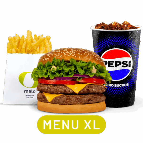Menu XL Malo Burger