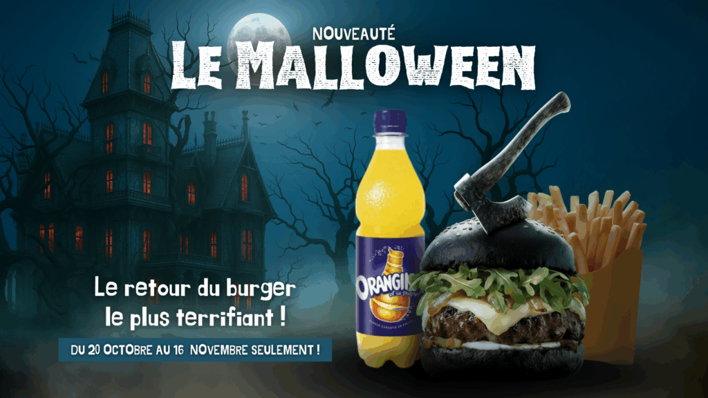 Le Burger Malloween fait son grand retour chez O’malo !