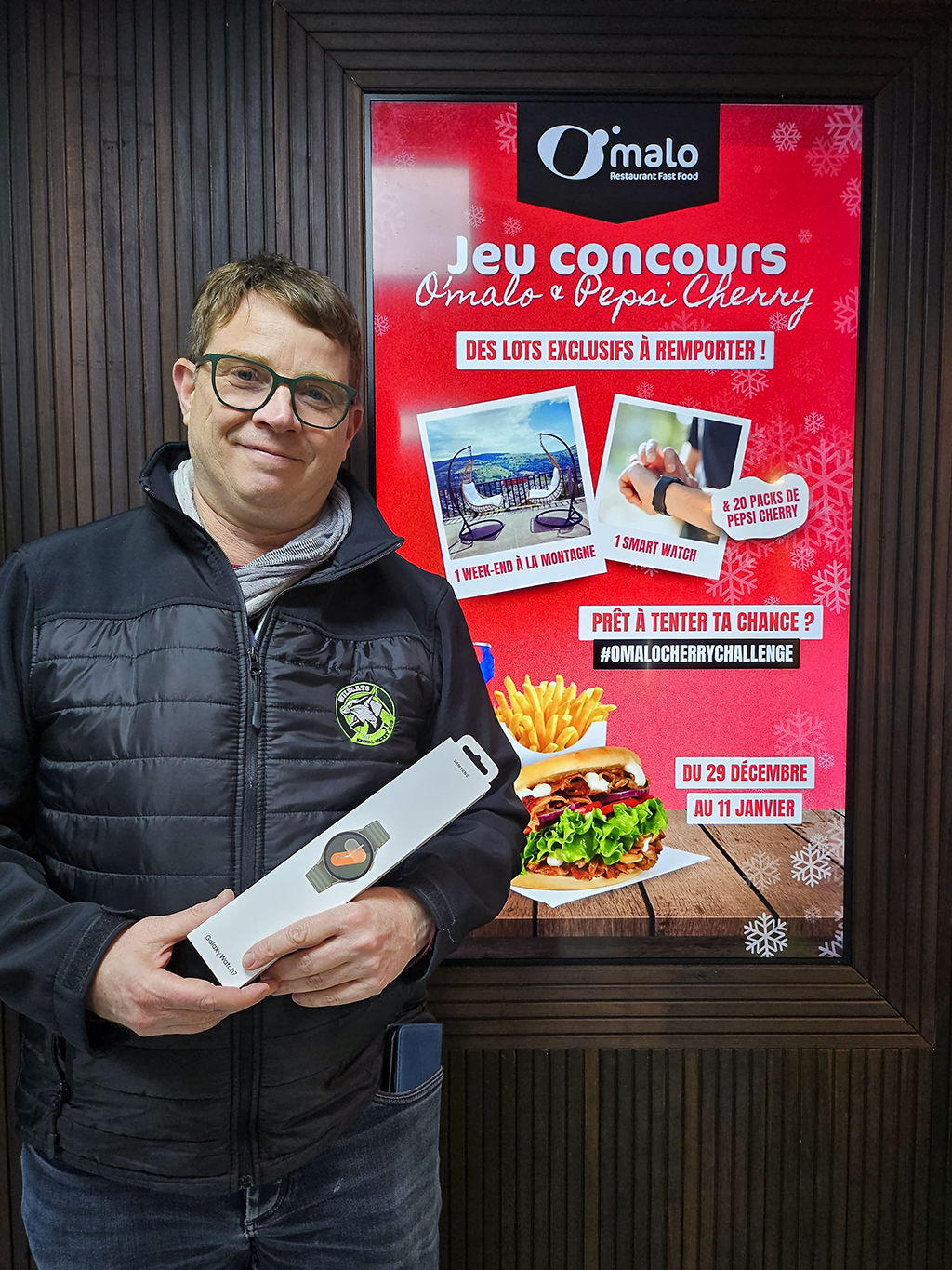 Gagnant de la montre connectée